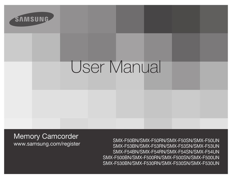 Samsung SMX-F500BN/SMX-F500RN/SMX-F500SN/SMX-F500UN user manual
