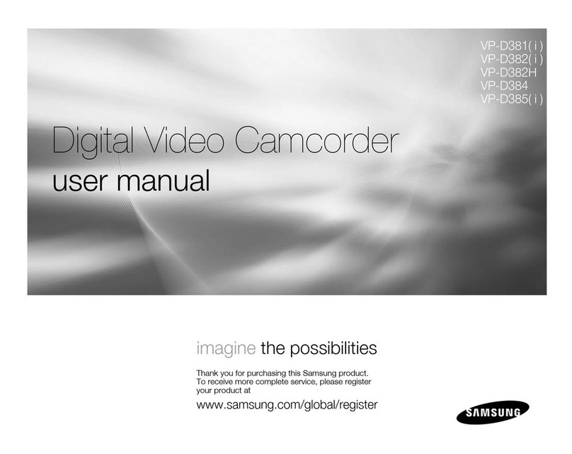 Samsung VP-D381( i ) User manual