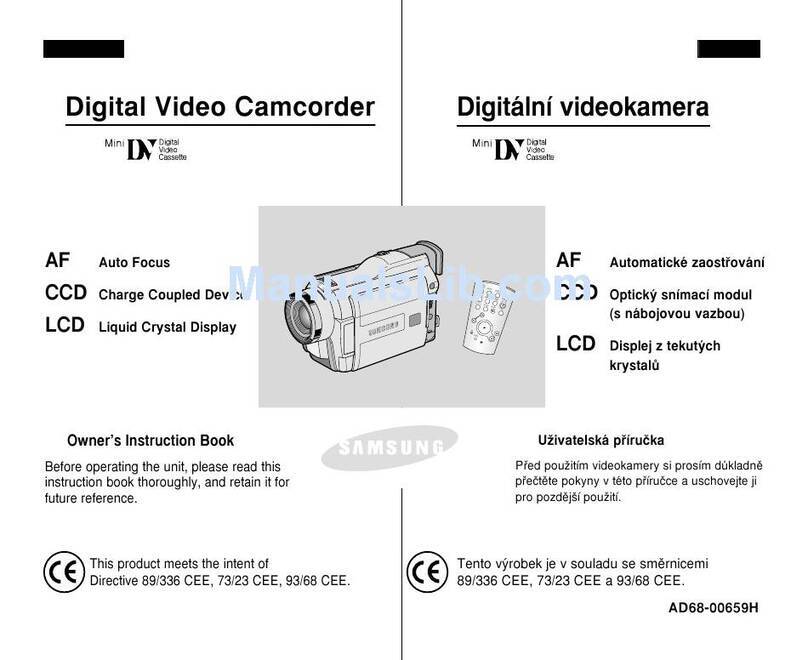 Samsung VP-D26i Owner's instruction manual