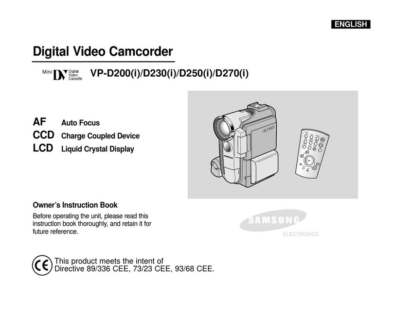 Samsung VP-D200(i) Owner's manual