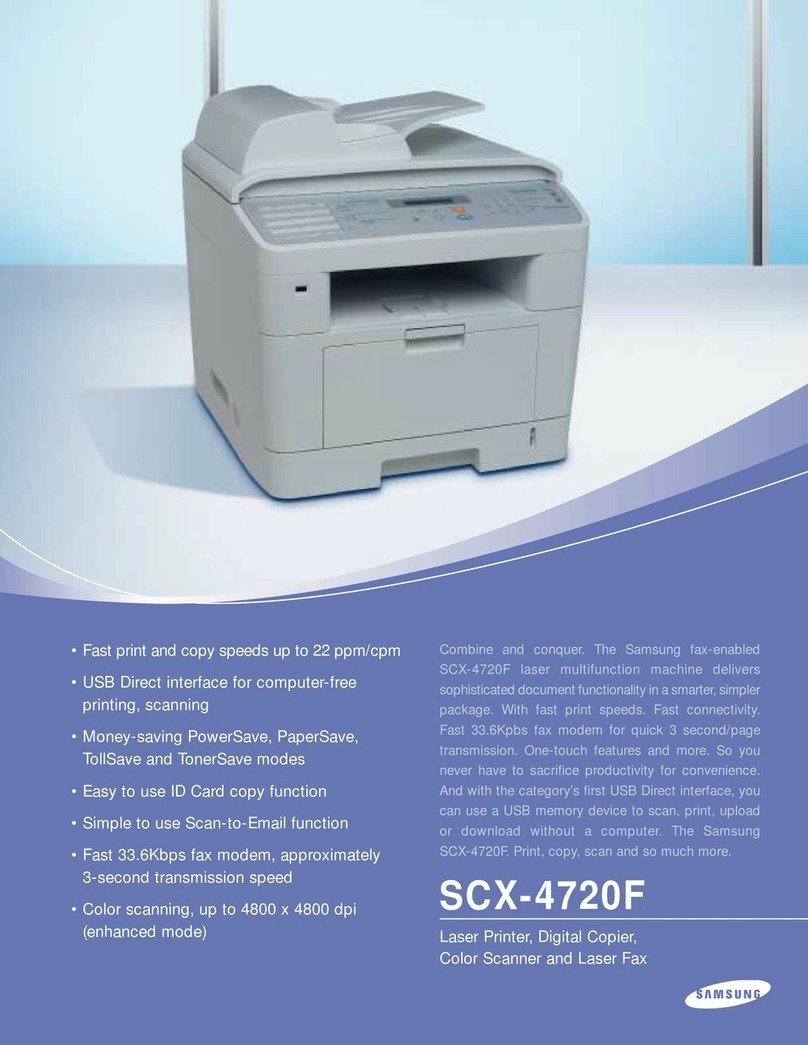 Samsung SCX-4720F User manual