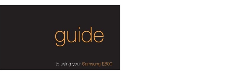 Samsung E800 user manual