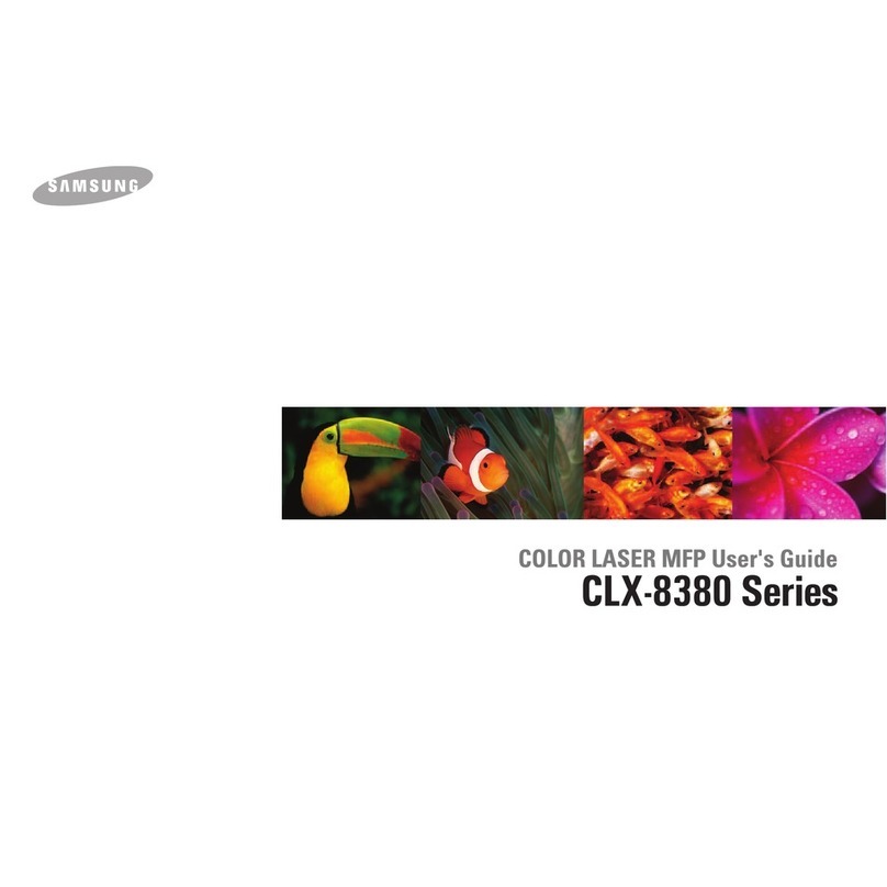 Samsung CLX-8380ND User manual