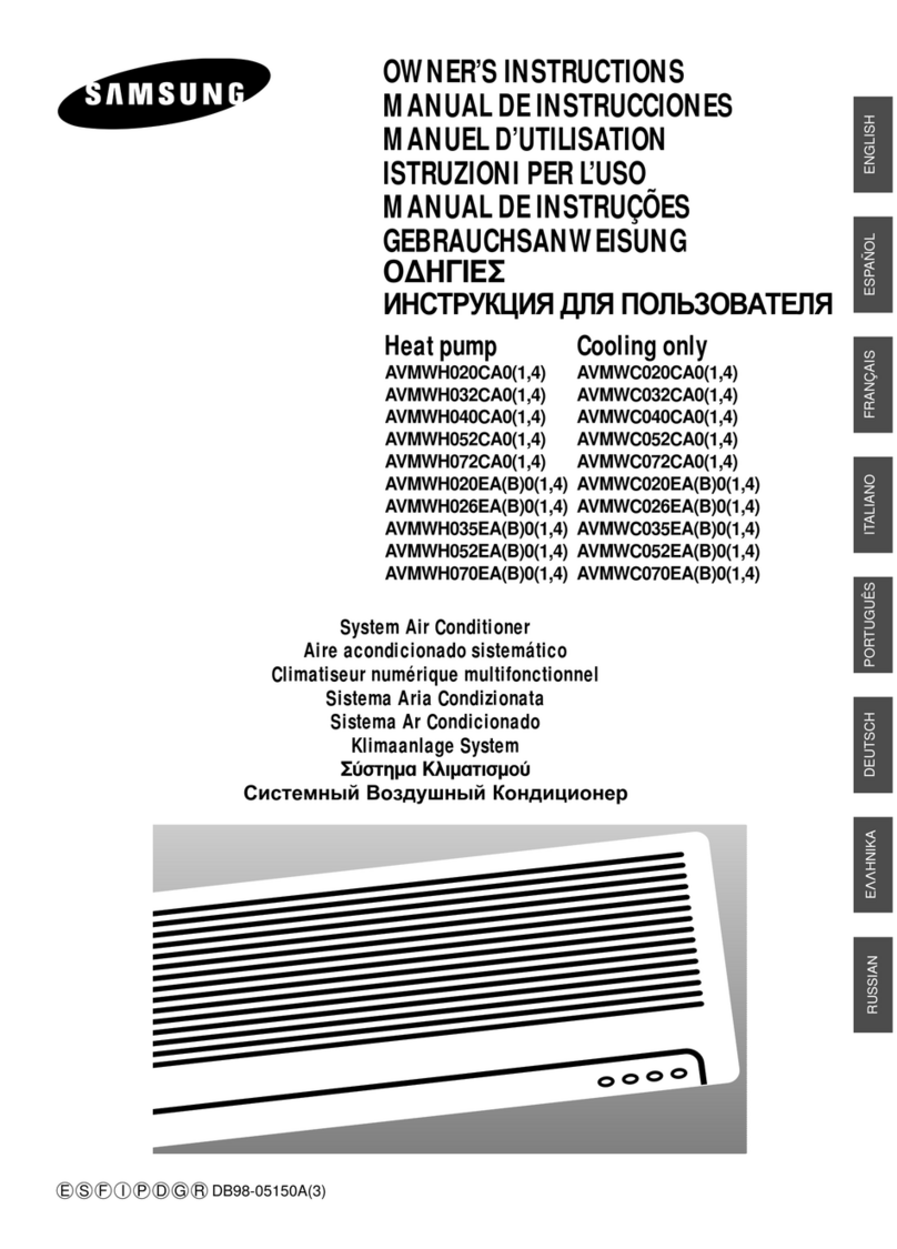 Samsung AVMWC020CA0 User manual
