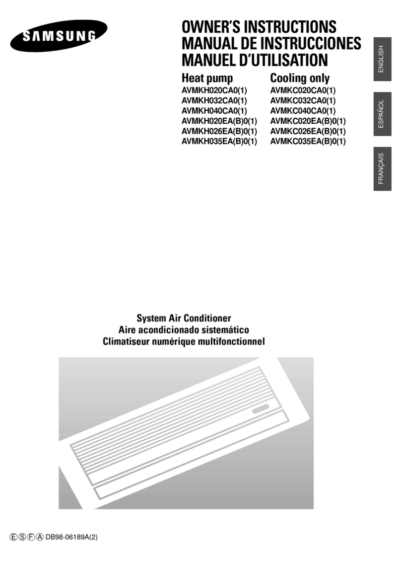 Samsung AVMKC020CA0 Setup guide
