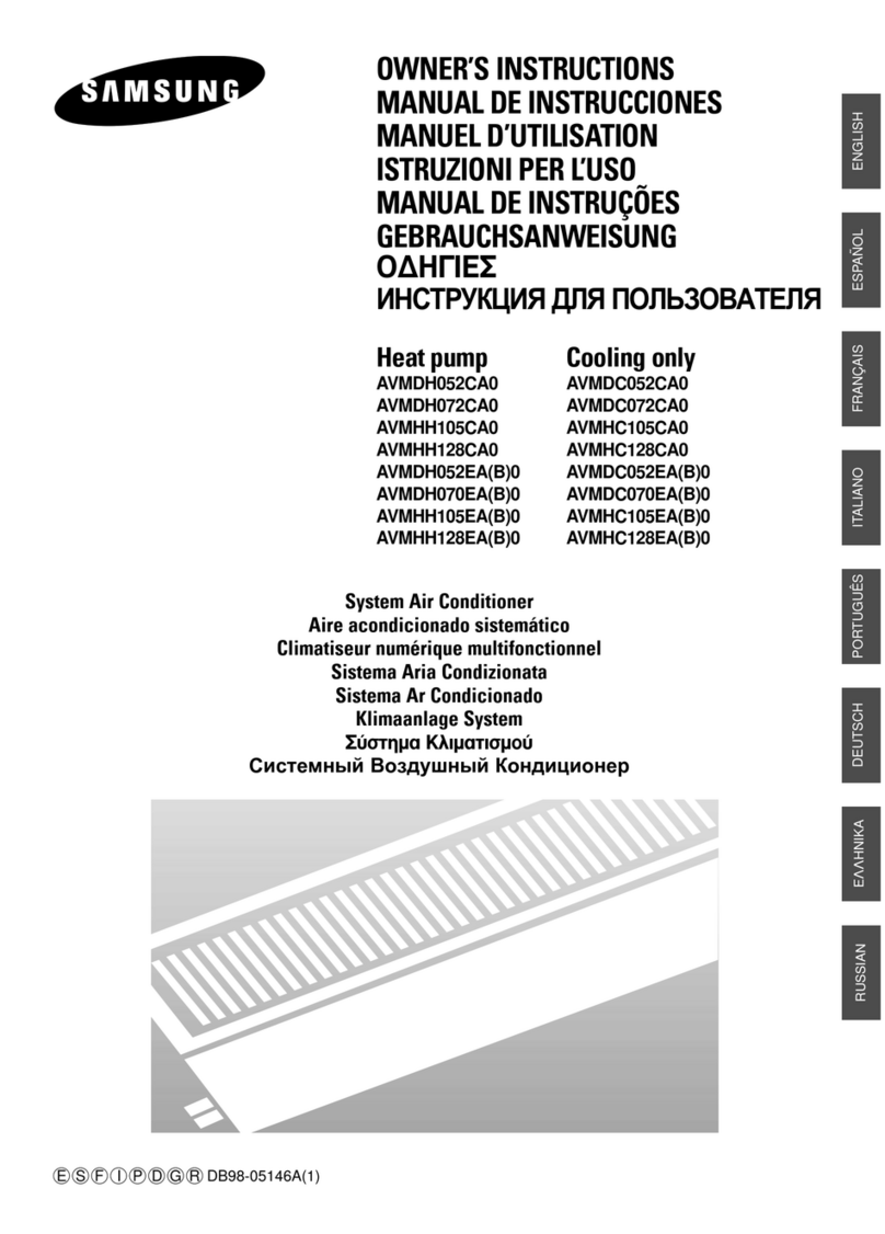 Samsung AVMDC072CA0 User manual Samsung AVMDC072CA0 User manual