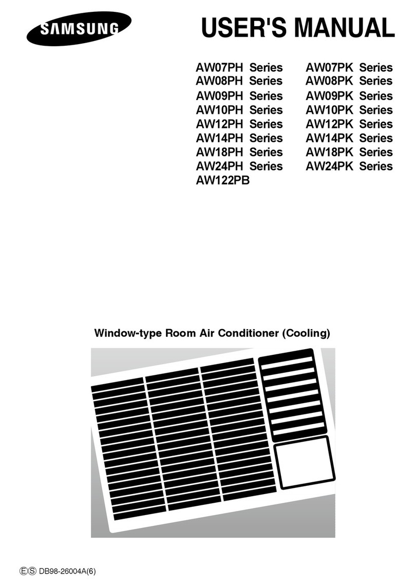 Samsung AW07PH Series User manual