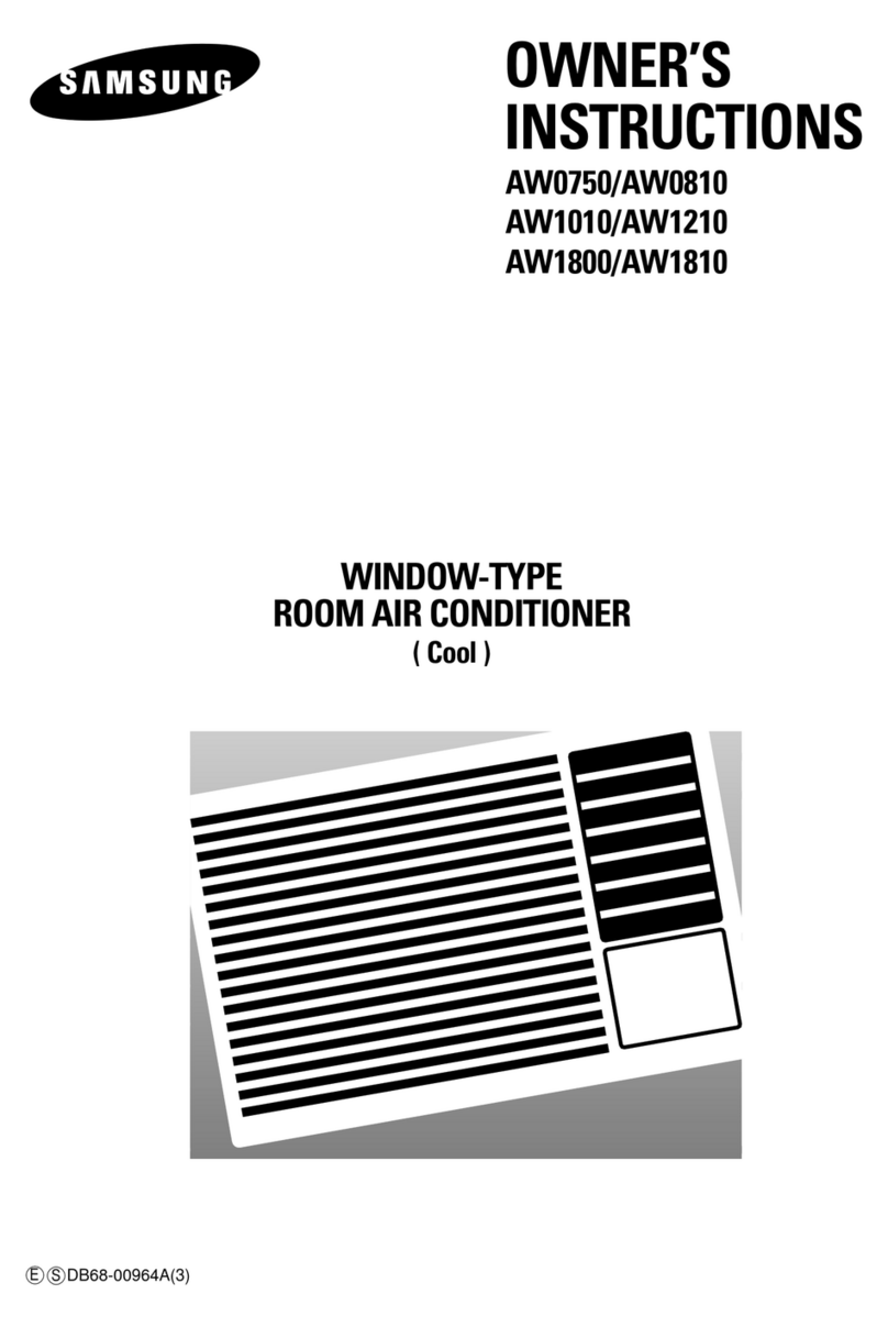 Samsung AW0750/AW0810 User manual Samsung AW0750/AW0810 User manual