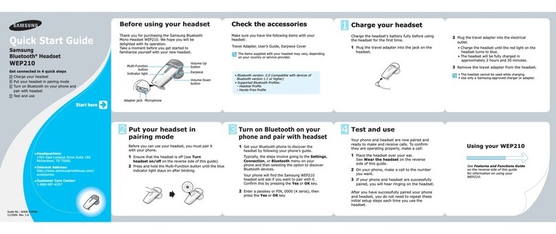 Samsung WEP 210 User manual