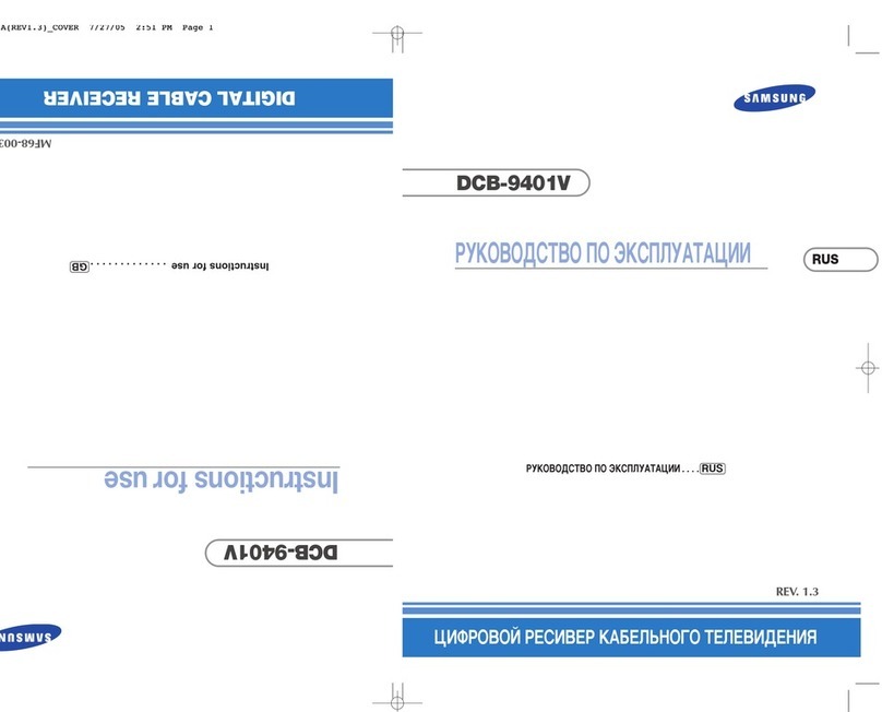 Samsung DCB-9401V User manual
