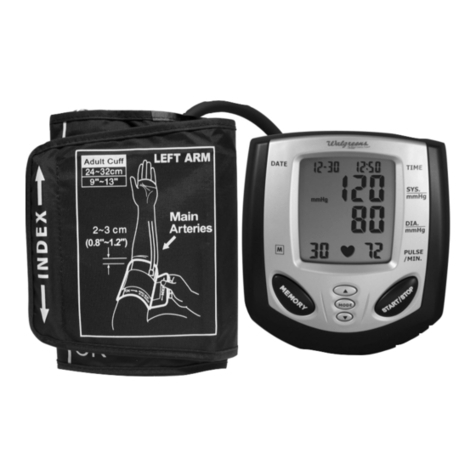 Walgreens BD-7181W User manual