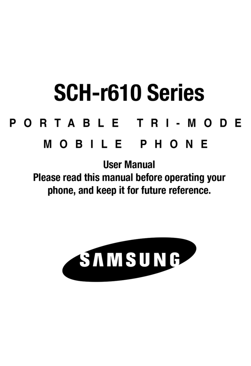 Samsung SCH-r610 Series User manual Samsung SCH-r610 Series User manual