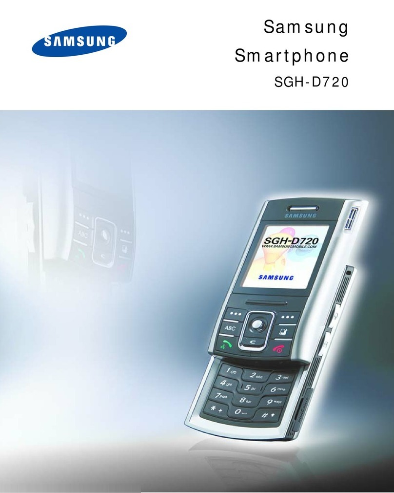 Samsung SGH D720 User manual