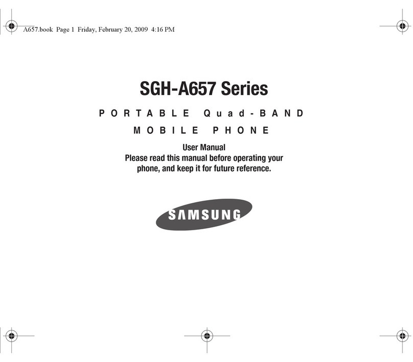 Samsung SGH A657 User manual