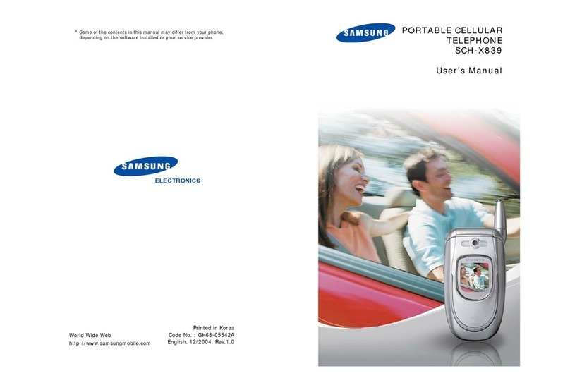 Samsung SCH-X839 User manual