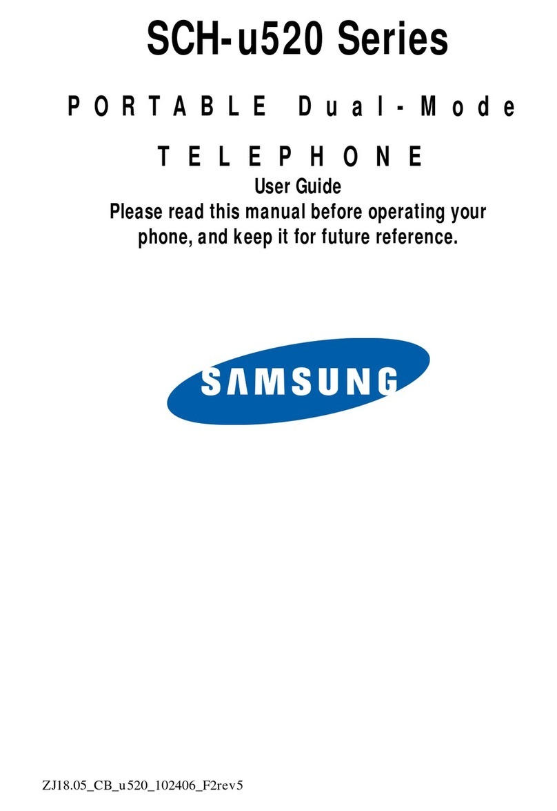 Samsung SCH U520 - Cell Phone - ALLTEL Wireless User manual