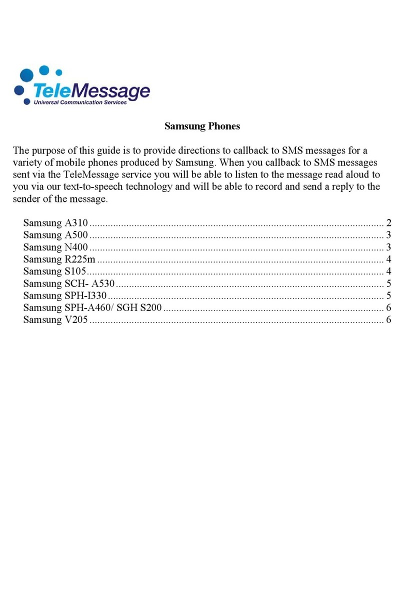 Samsung A310 - SCH Cell Phone User manual