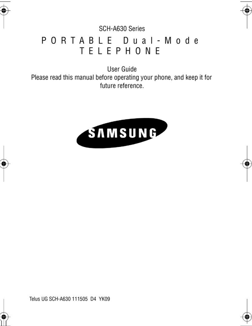 Samsung A630 - SCH Cell Phone User manual