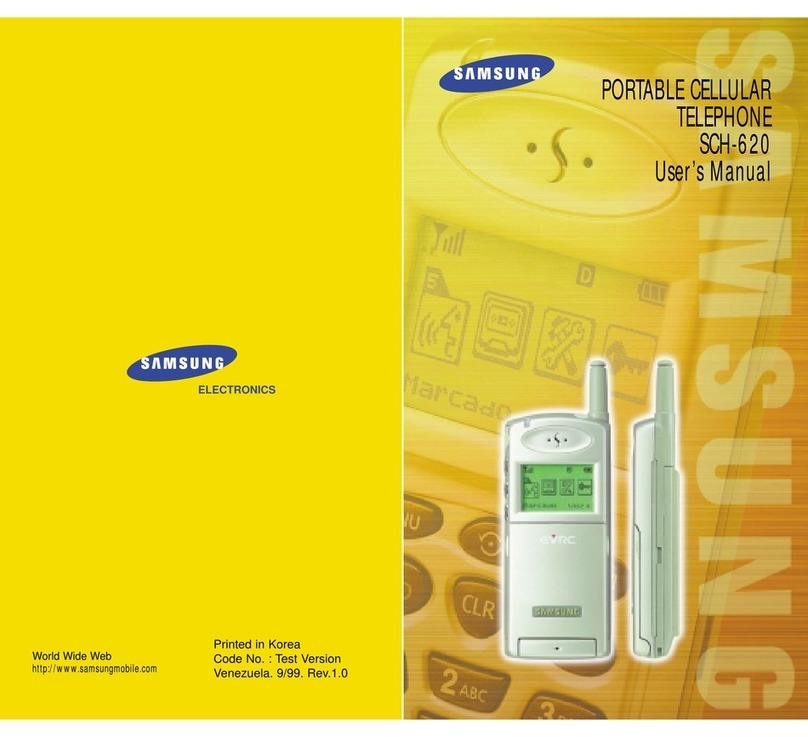 Samsung SCH 620 User manual