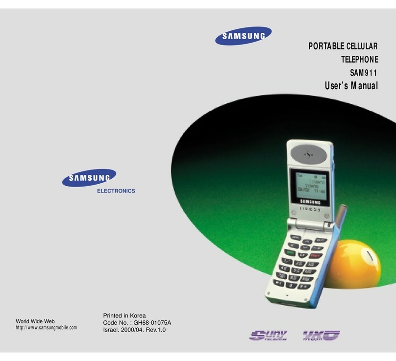 Samsung SAM911 user manual