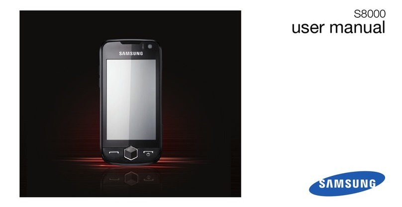 Samsung S8000 User manual