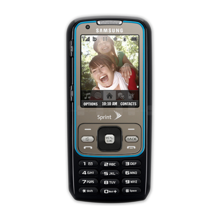 Samsung Rant SPH-m540 User manual