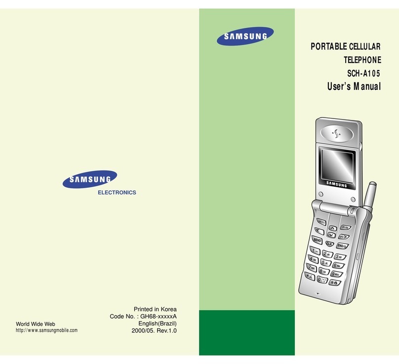 Samsung SCH-A105 user manual