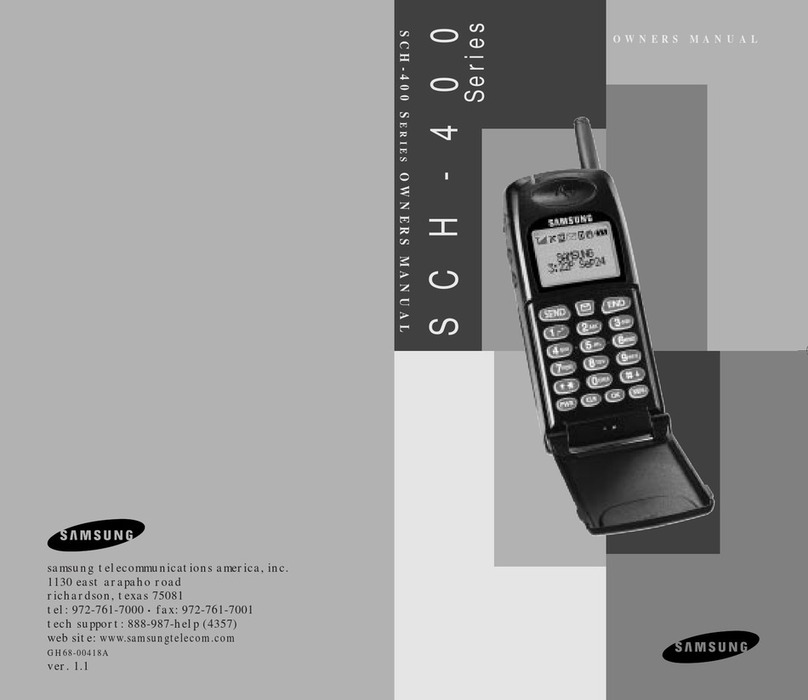 Samsung SCH-400 Series User manual