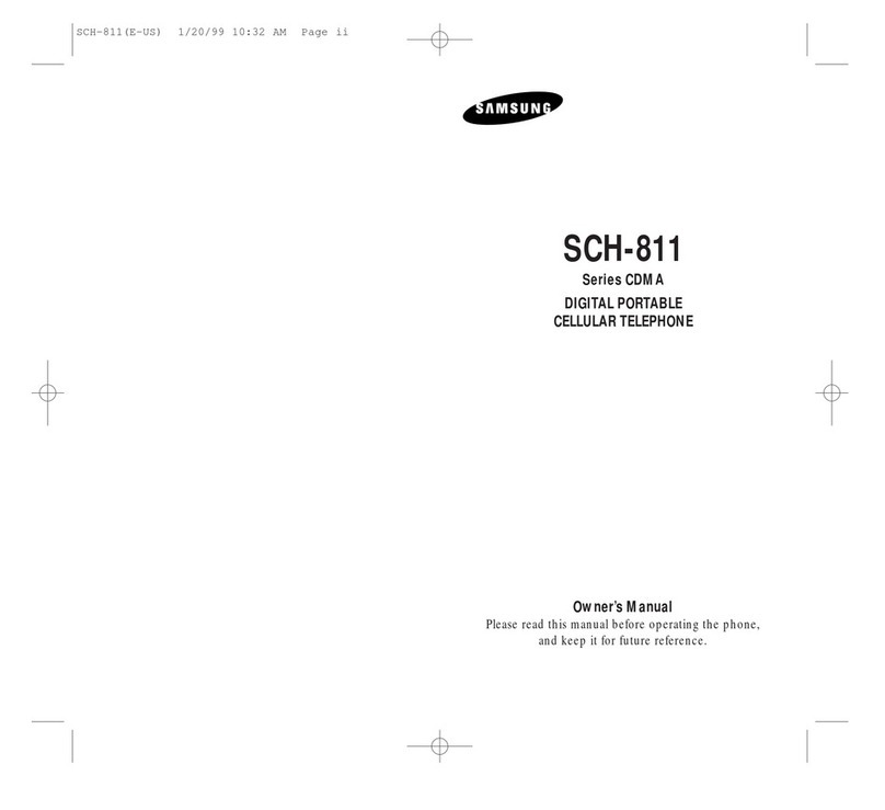 Samsung SCH-811 owner's manual
