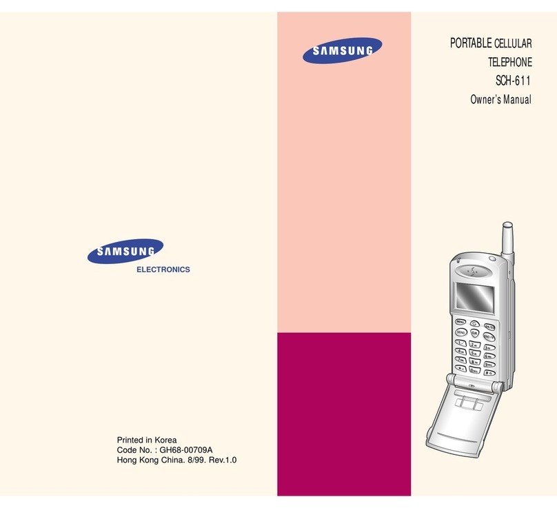 Samsung SCH-611 User manual