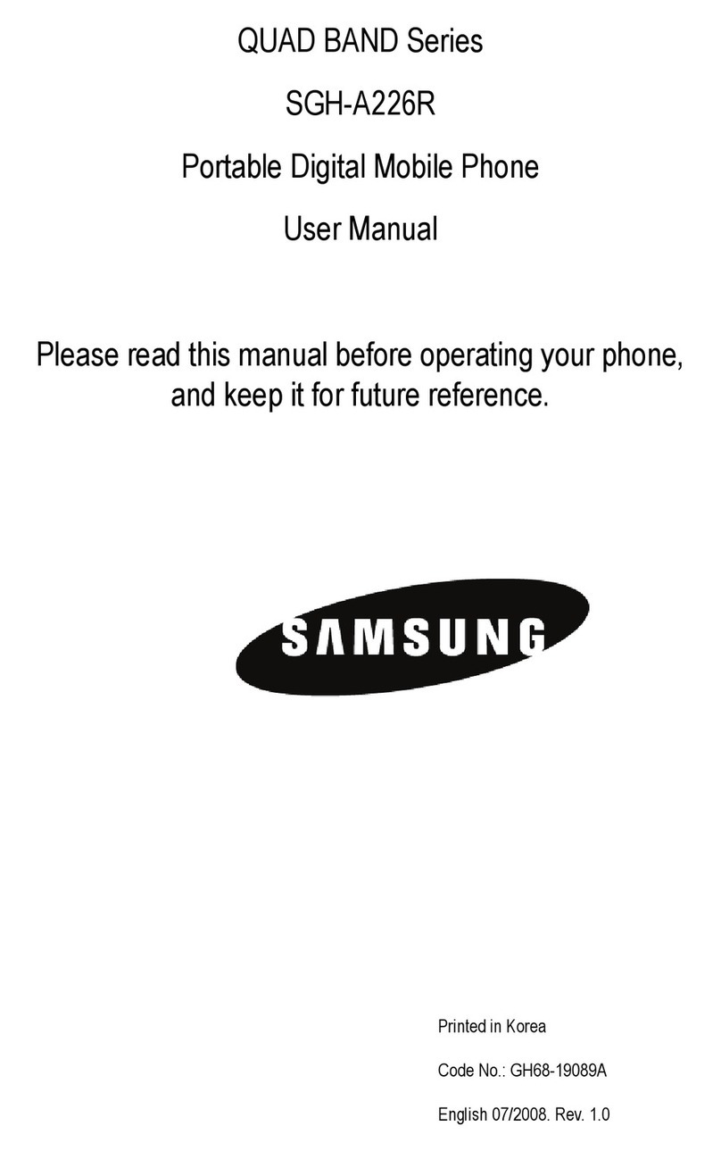 Samsung SGH-A226R User manual