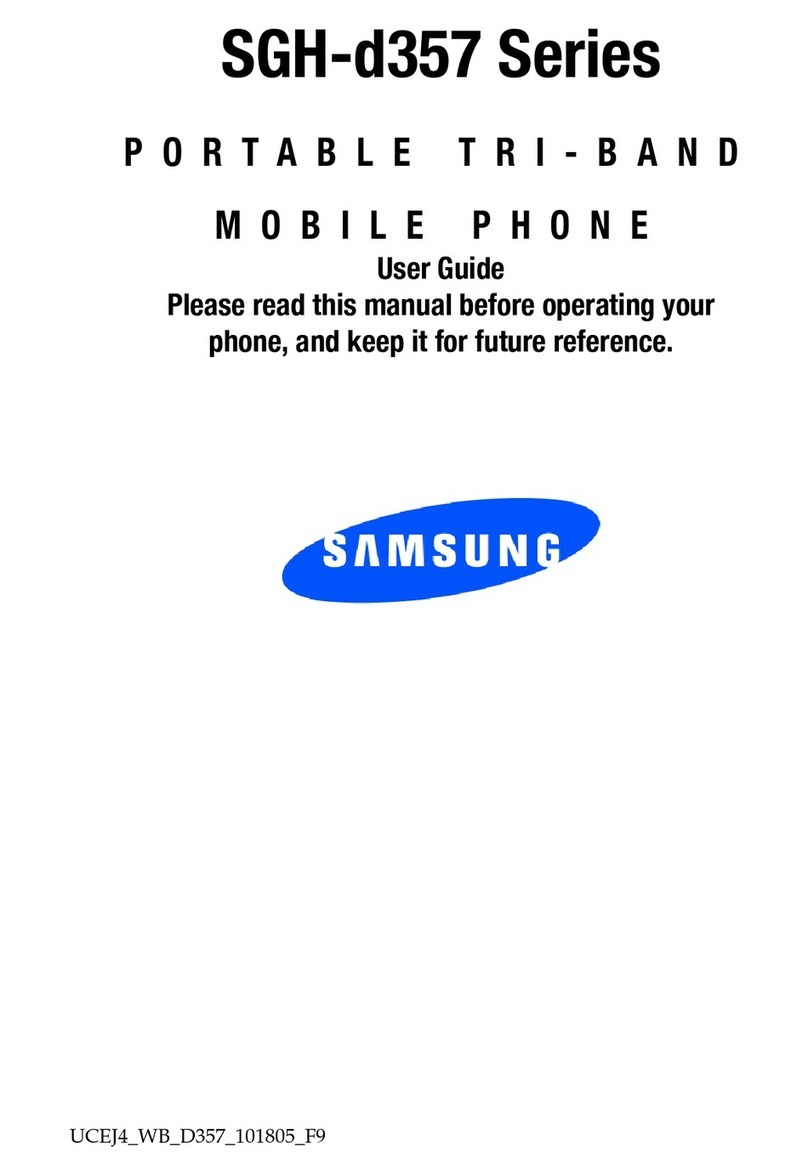 Samsung SGH-d357 Series User manual