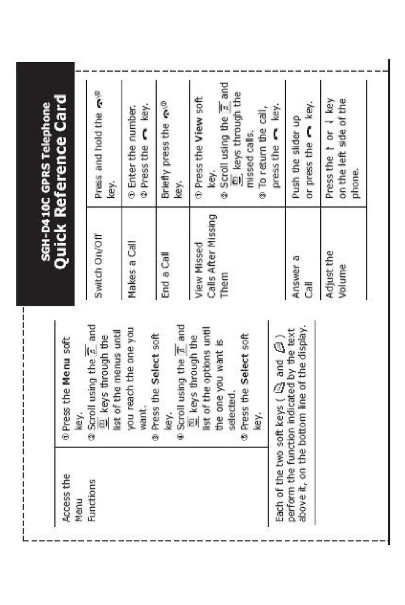 Samsung SGH-D410C Reference guide Samsung SGH-D410C Reference guide
