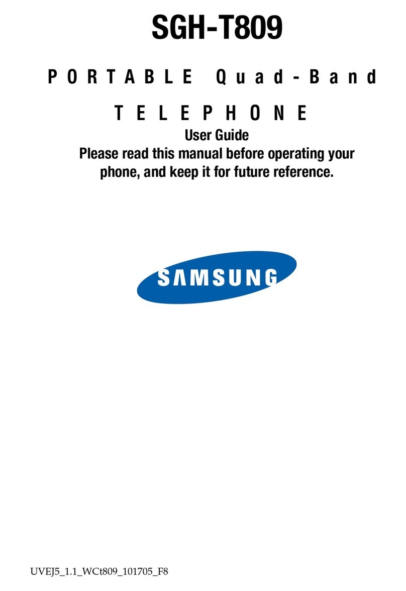Samsung SGH T809 User manual