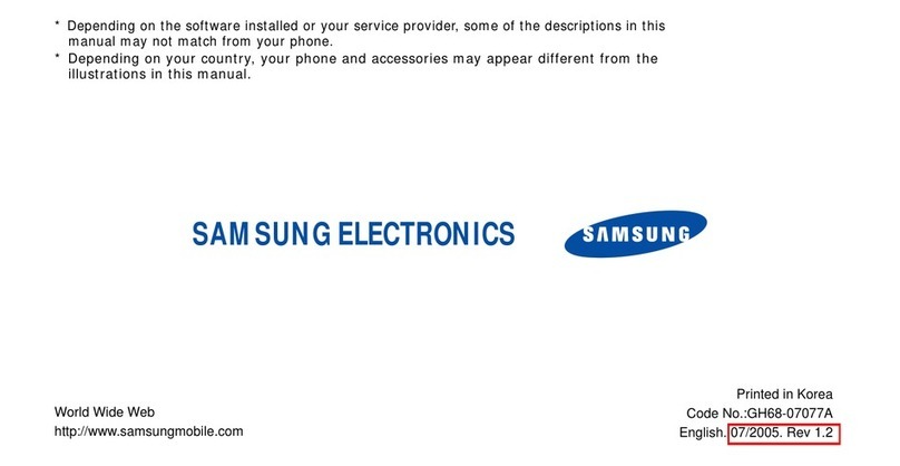 Samsung E340 User manual