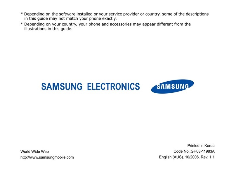Samsung GH68-11983A User manual Samsung GH68-11983A User manual
