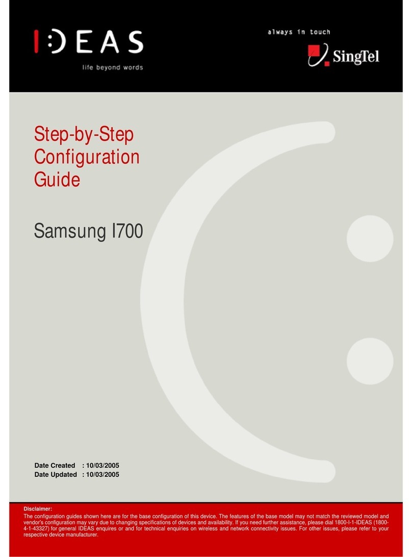 Samsung 1700 User manual