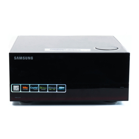 Samsung MM-G35 User manual