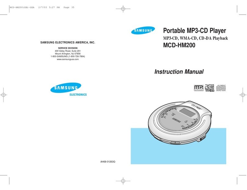 Samsung MCD-HM200 instruction manual