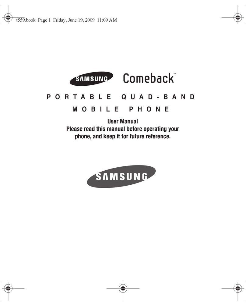 Samsung Comeback GH68-22878A User manual