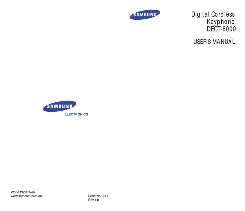 Samsung DECT-8000 user manual