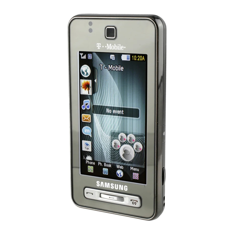 Samsung Behold Series user manual