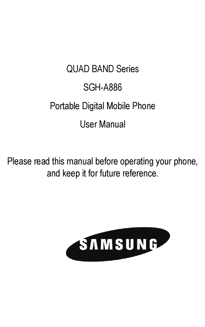 Samsung A886 User manual