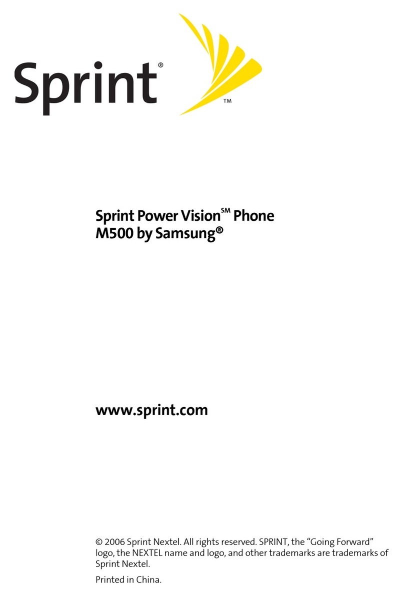 Samsung M500 - SPH Cell Phone user guide