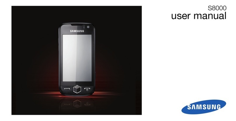 Samsung Jet S8000 2 GB user manual
