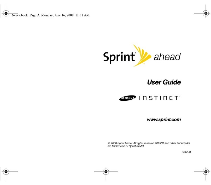 Samsung Instinct SPH-M800 User manual