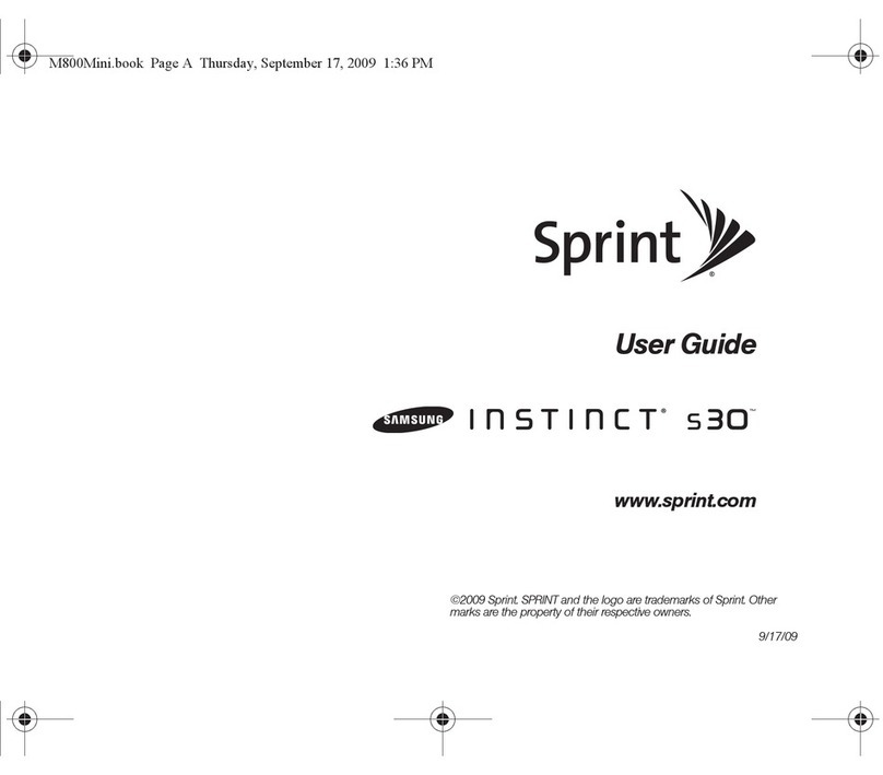 Samsung INSTINCT S30 User manual