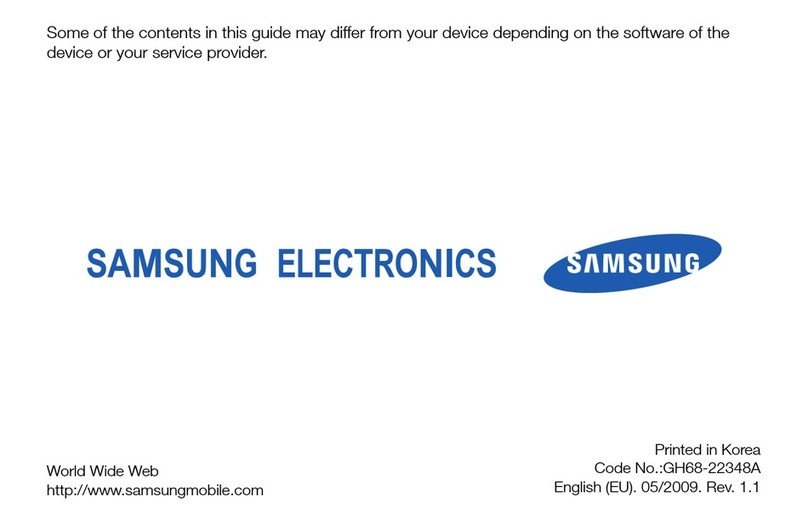 Samsung i8910 User manual Samsung i8910 User manual