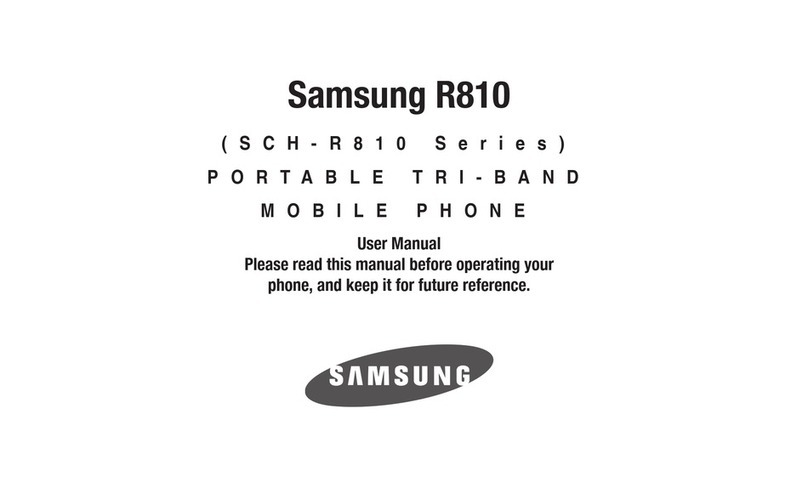 Samsung R810 User manual Samsung R810 User manual