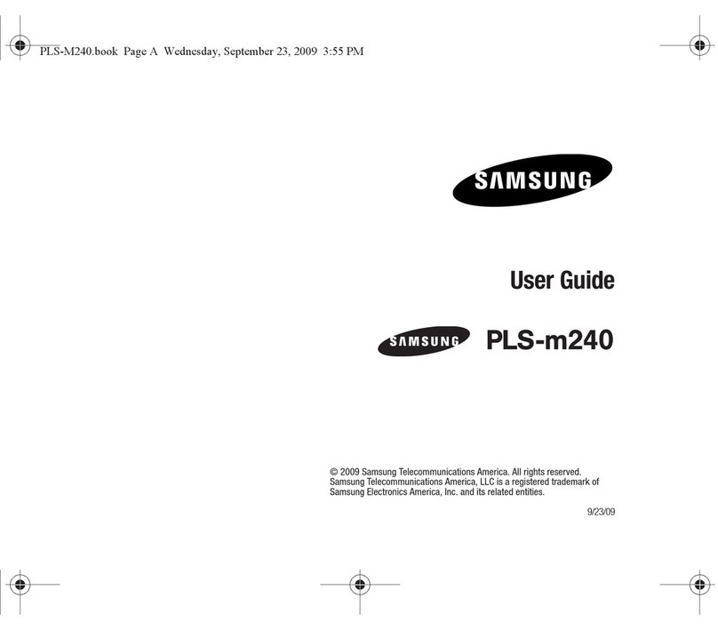 Samsung PLS-M240 User manual